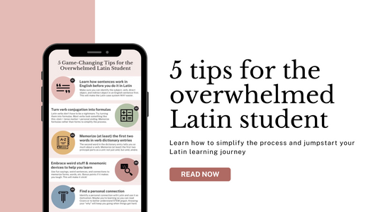 5 Tips for the Overwhelmed Latin Student